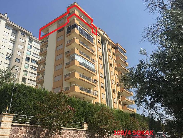 İzmir Bornova Satılık Mesken 9.Kat 4+1 Odalı 218m2 Albaraka Gayrimenkul